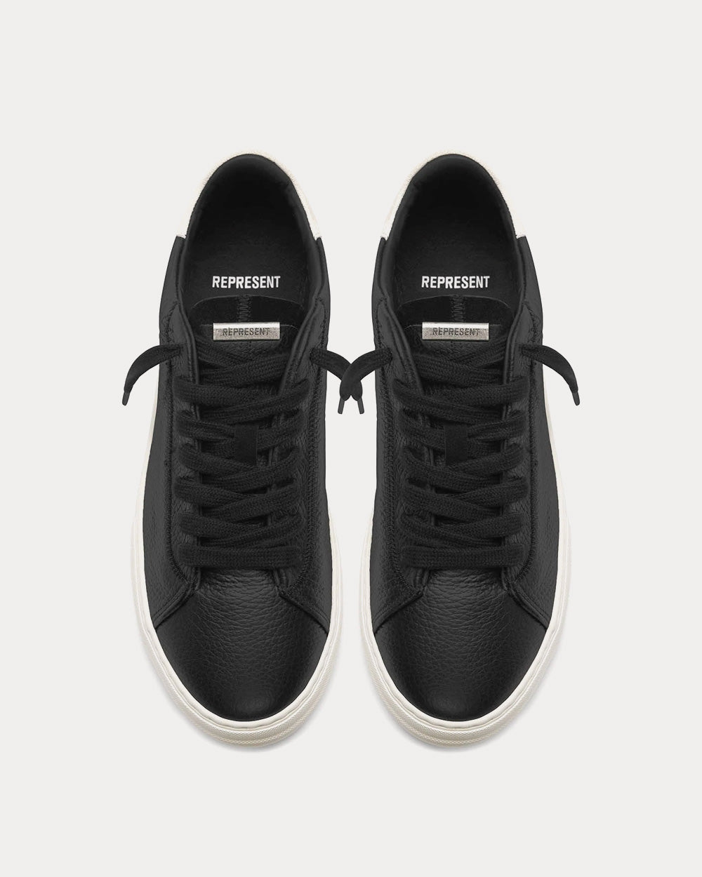 Represent The Core Black Low Top Sneakers - 2