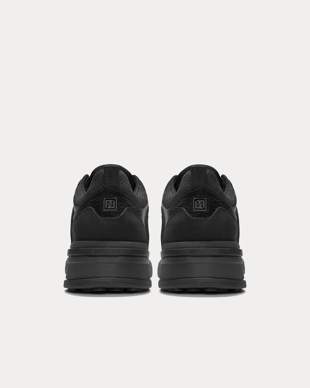 Represent Viper Triple Black Low Top Sneakers - 4