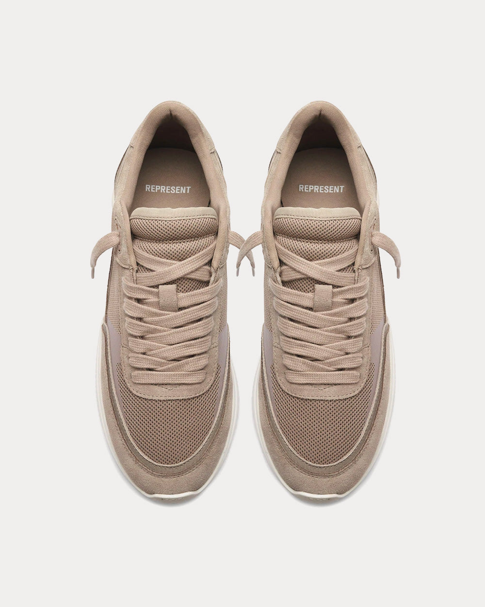 Represent Harrier Taupe Low Top Sneakers - 2