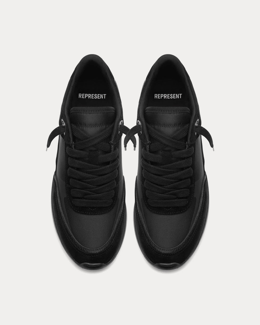 Represent Harrier Triple Black Low Top Sneakers - 2