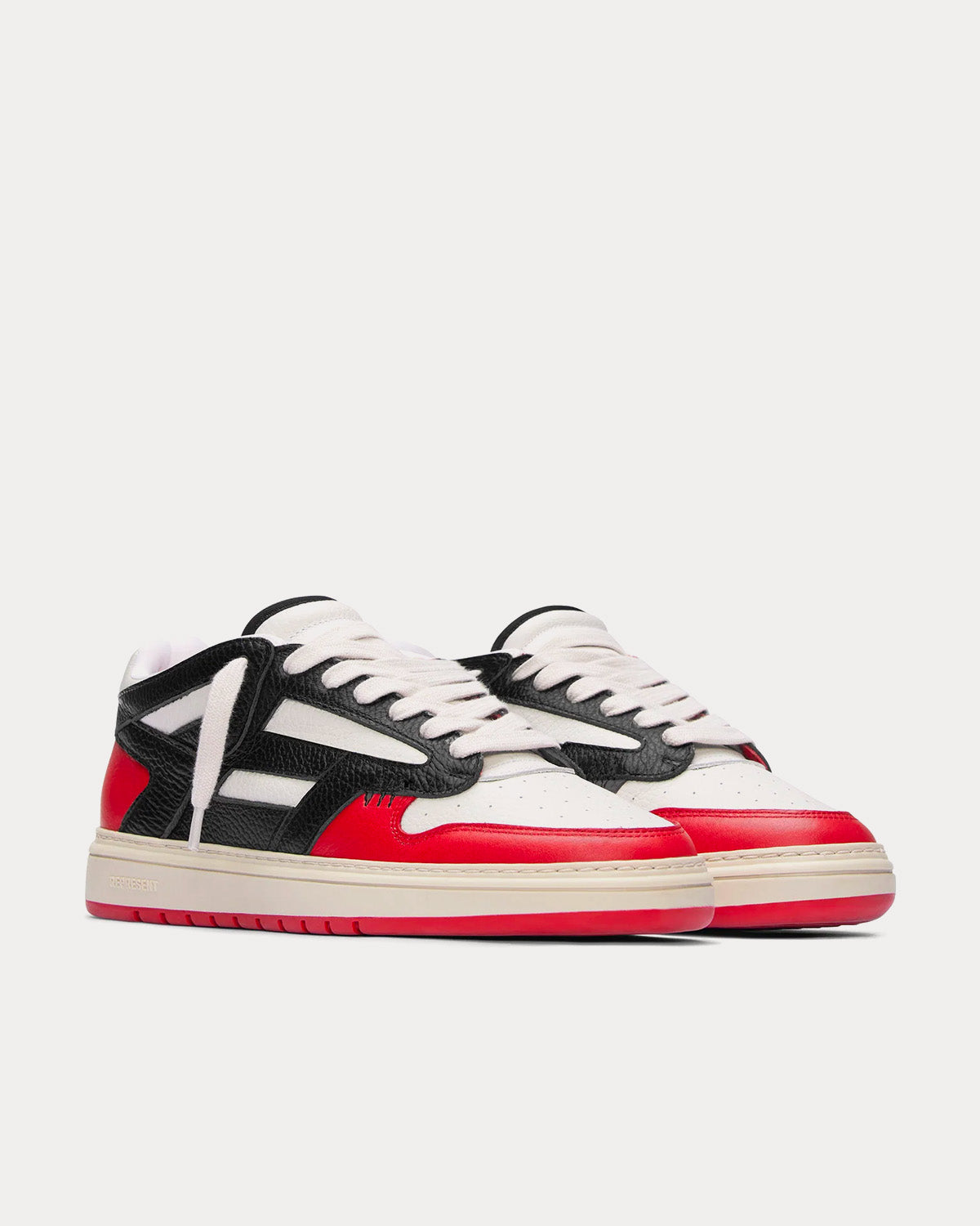 Represent Reptor Low Black / Burnt Red Low Top Sneakers - 3