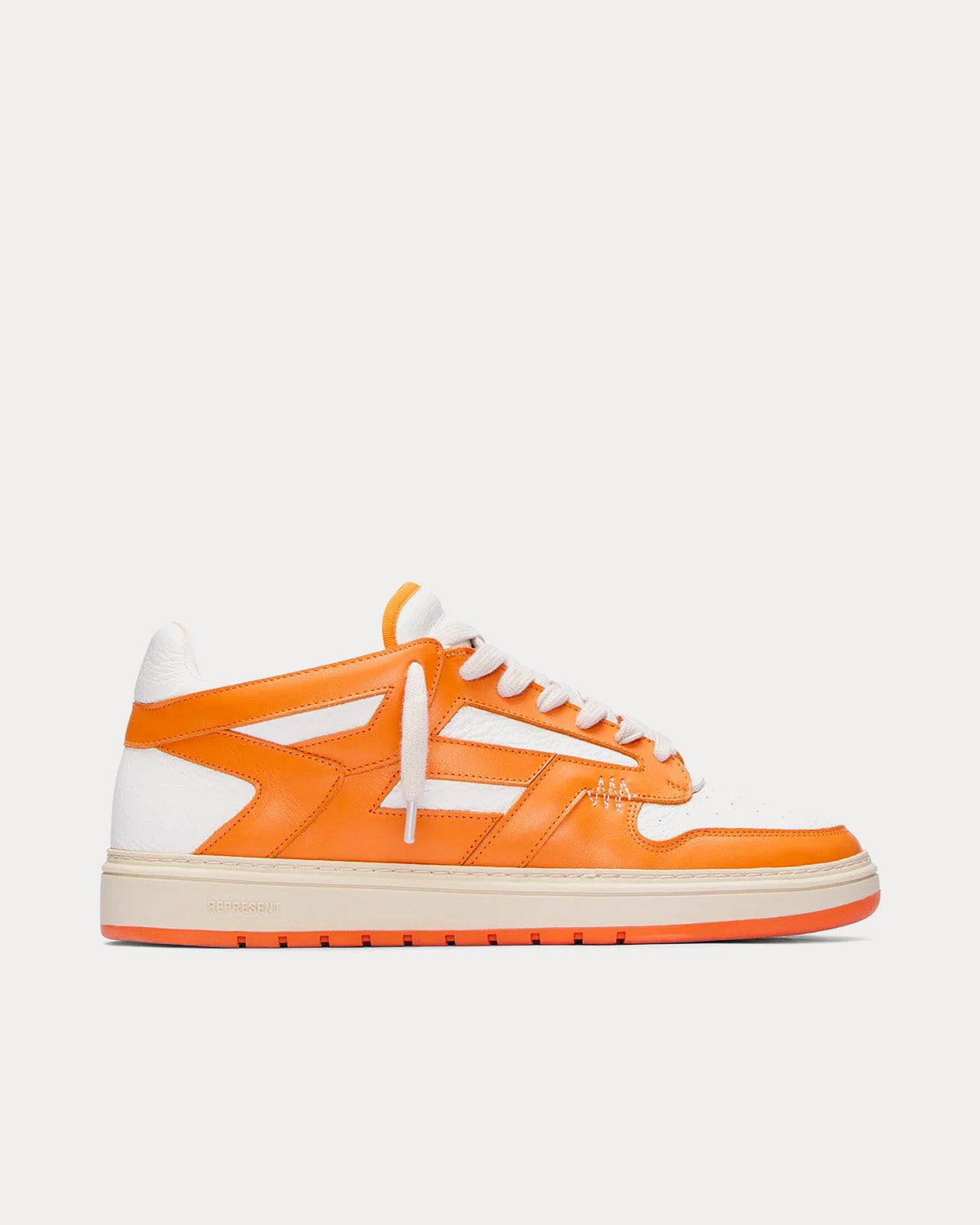 Represent Reptor Low Neon Orange Low Top Sneakers - 1