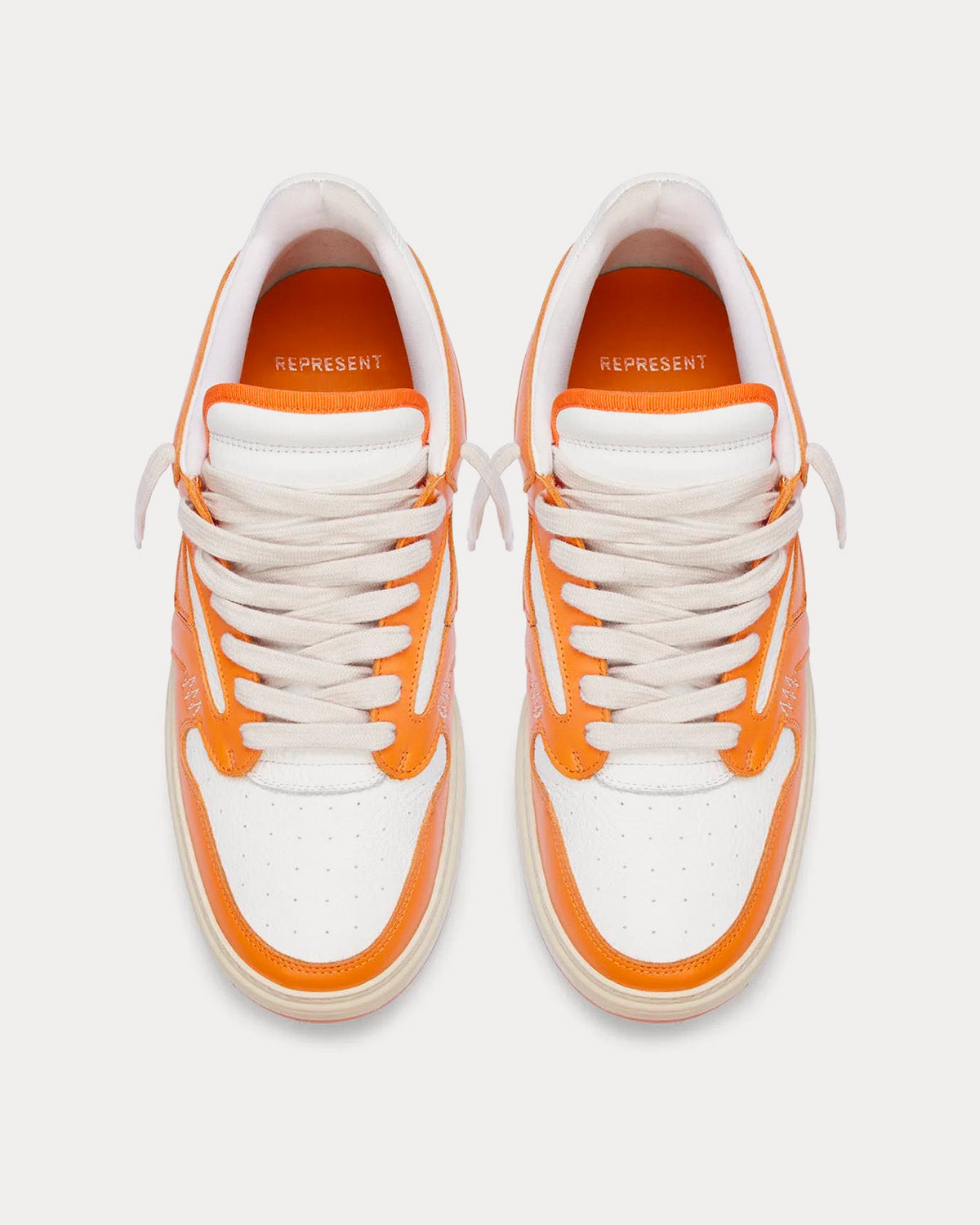 Represent Reptor Low Neon Orange Low Top Sneakers - 2