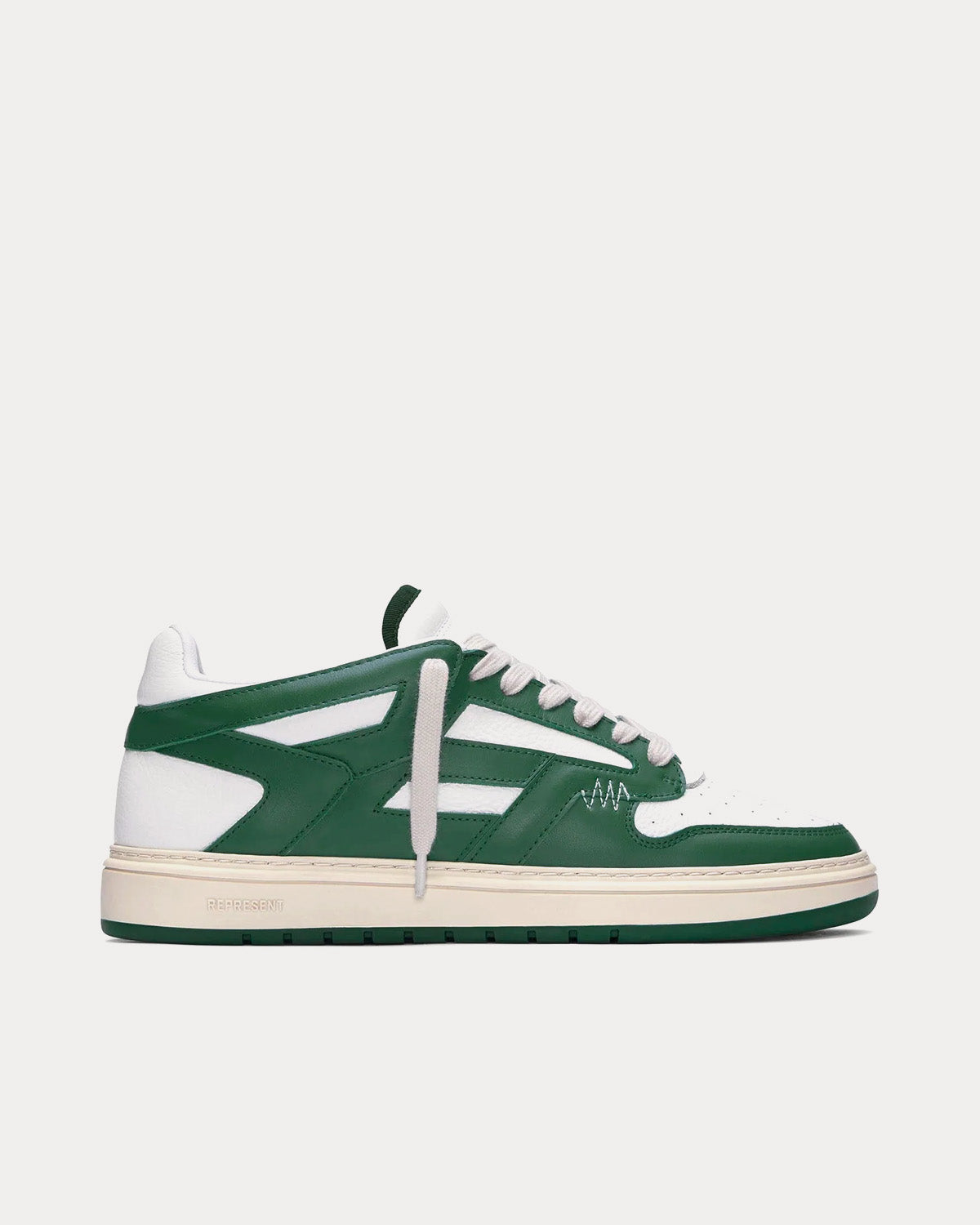 Represent Reptor Low Racing Green / Flat White Low Top Sneakers - 1