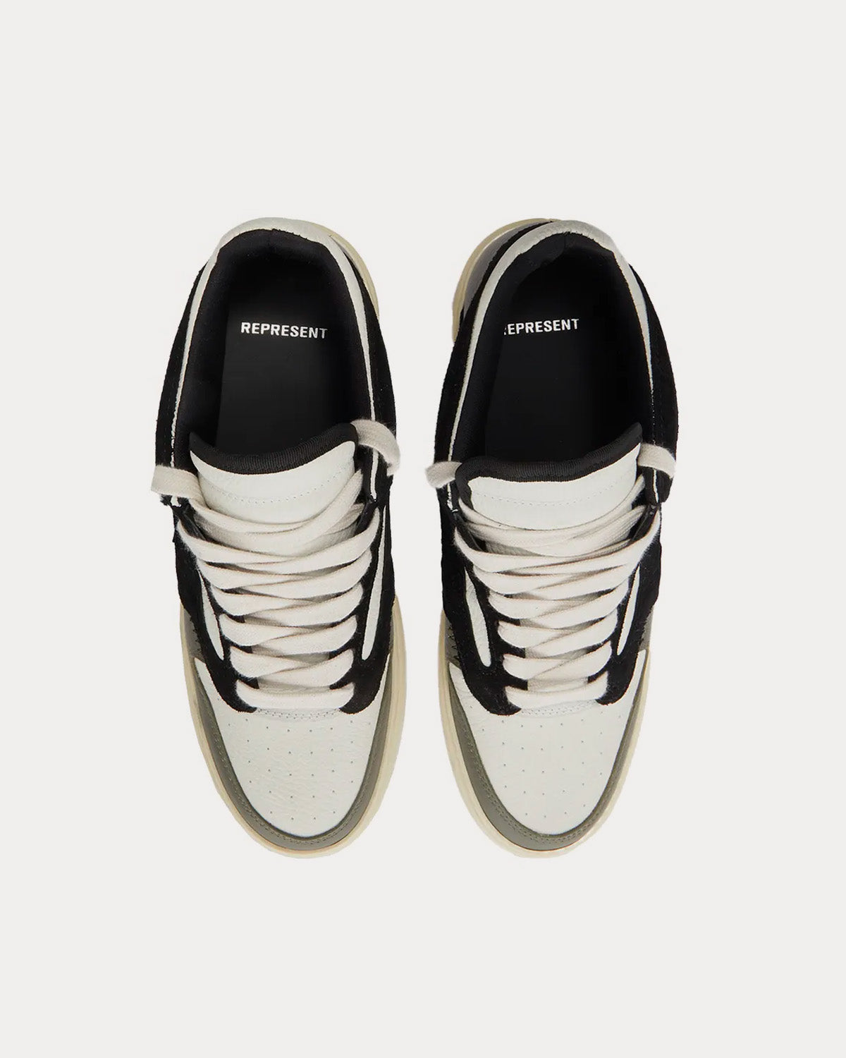 Represent Reptor Low Sage / Black / White Low Top Sneakers - 2