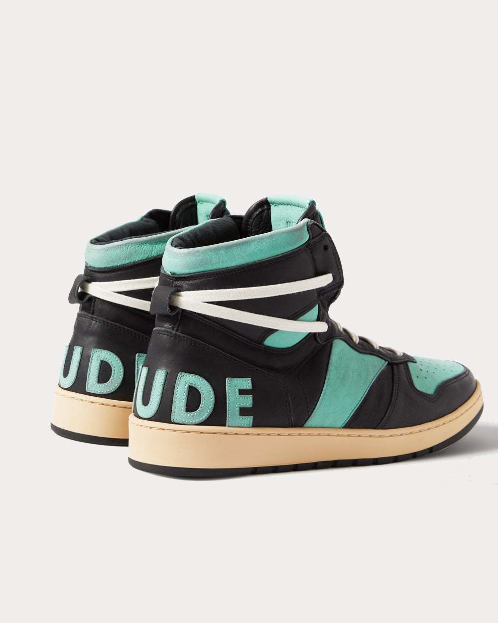 Rhude Rhecess Distressed Multi High Top Sneakers - 3