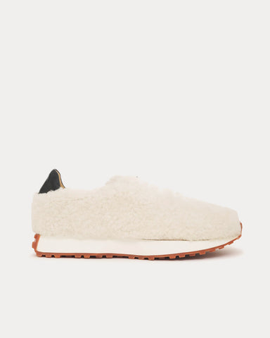 Rhude Sherpa Cream Low Top Sneakers