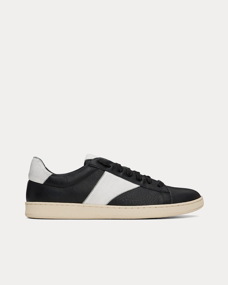 Rhude Court Black / White Low Top Sneakers - 1