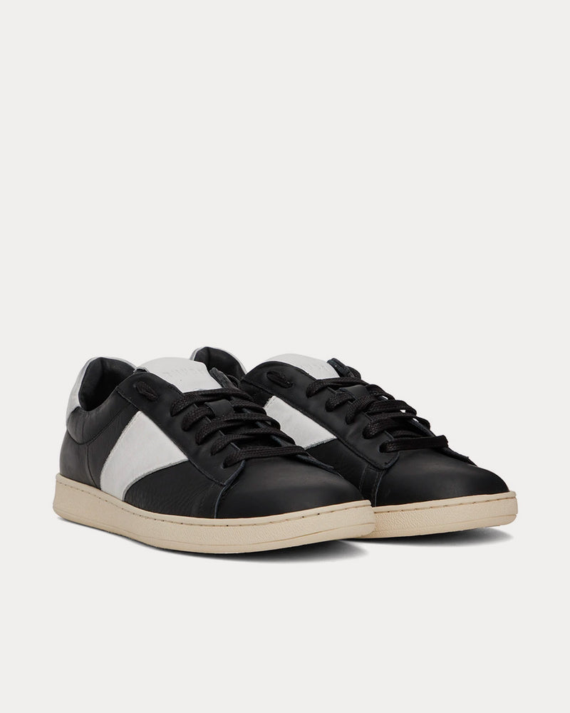 Rhude Court Black / White Low Top Sneakers - 2