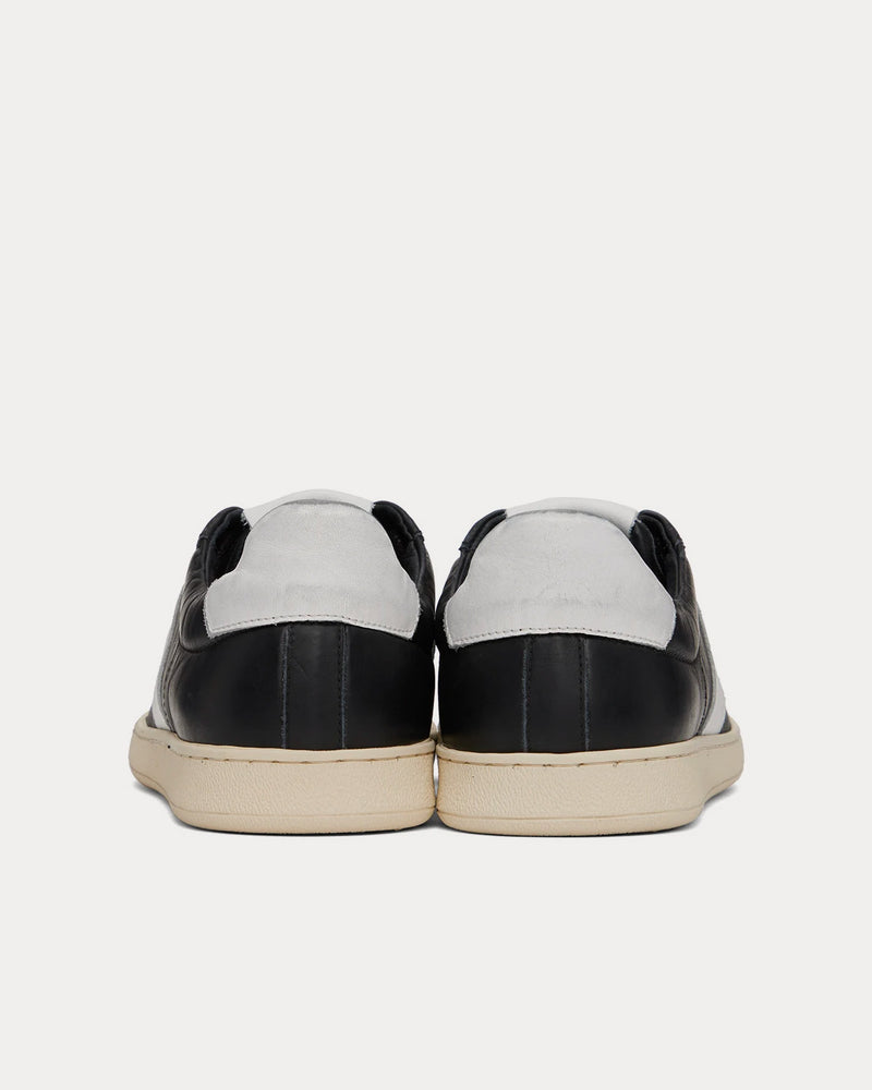 Rhude Court Black / White Low Top Sneakers - 3