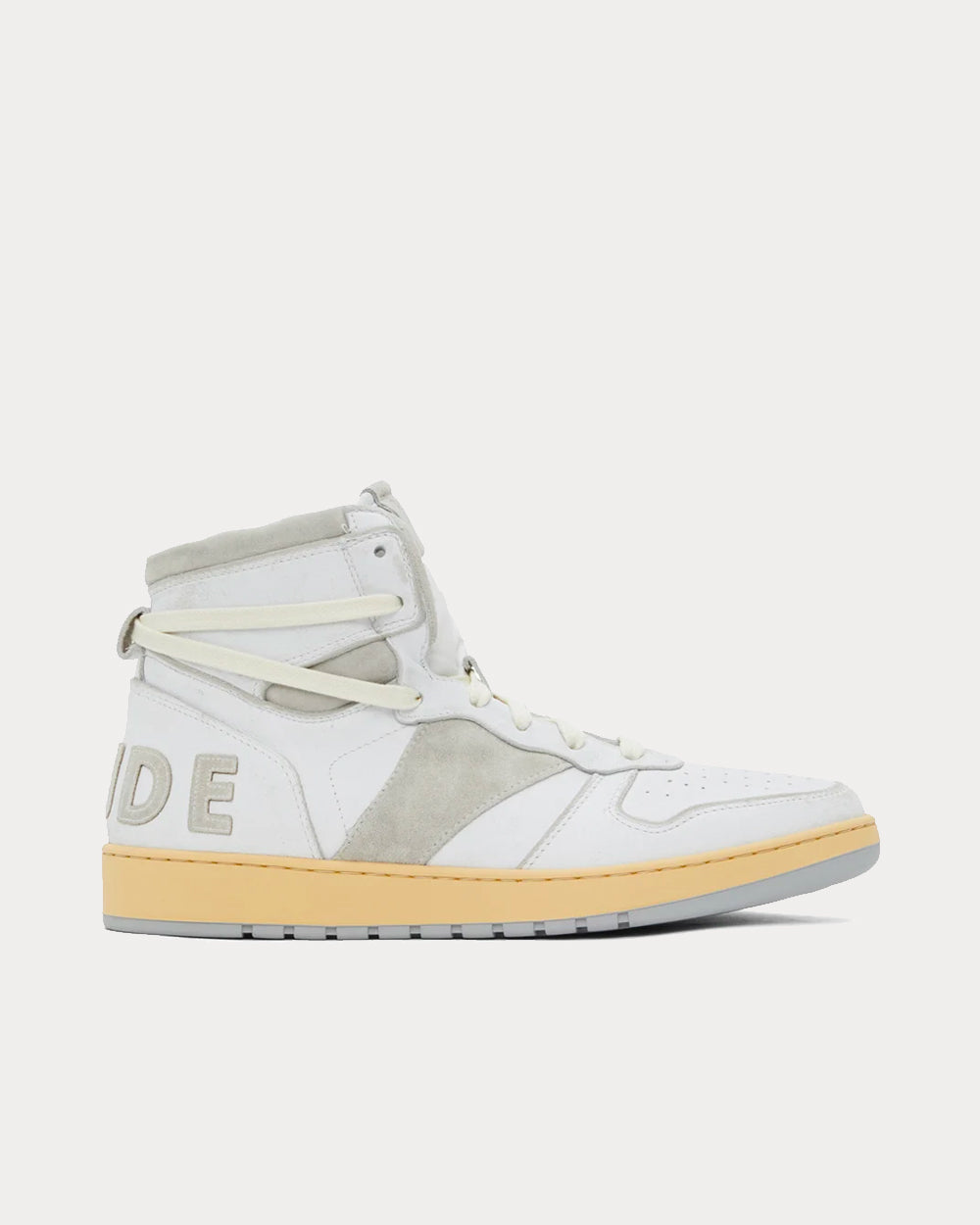 Rhude Rhecess White / Grey High Top Sneakers - 1