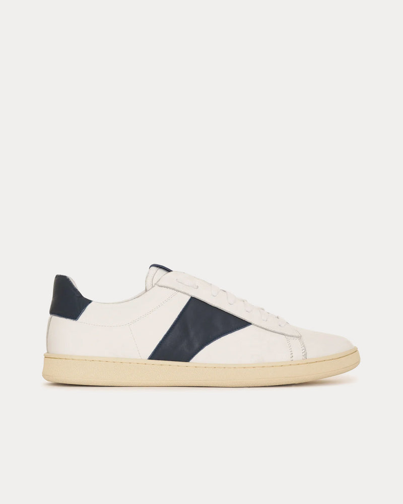 Rhude Court Low White / Navy Low Top Sneakers - 1