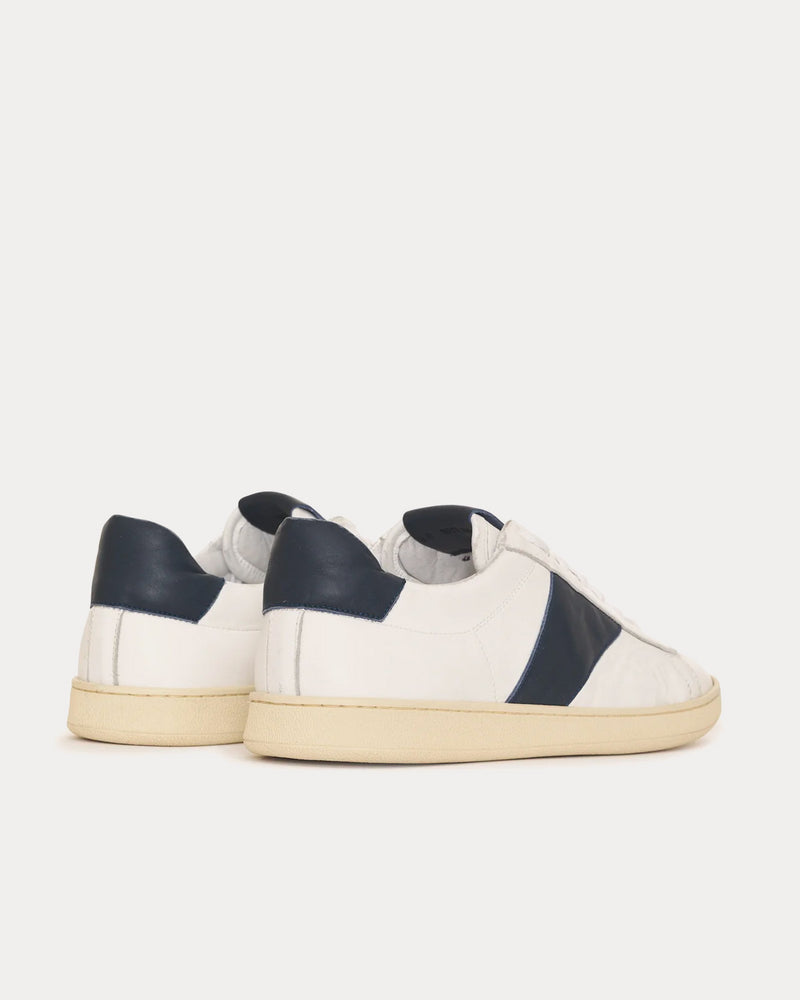 Rhude Court Low White / Navy Low Top Sneakers - 3