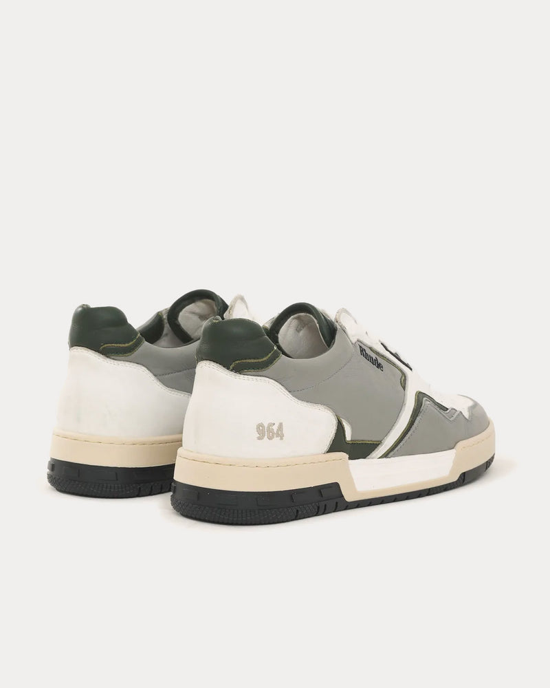 Rhude Racing White / Beige / Forest Low Top Sneakers - 3