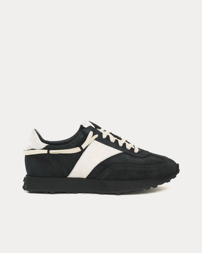 Rhude Runner Black / White Low Top Sneakers - 1