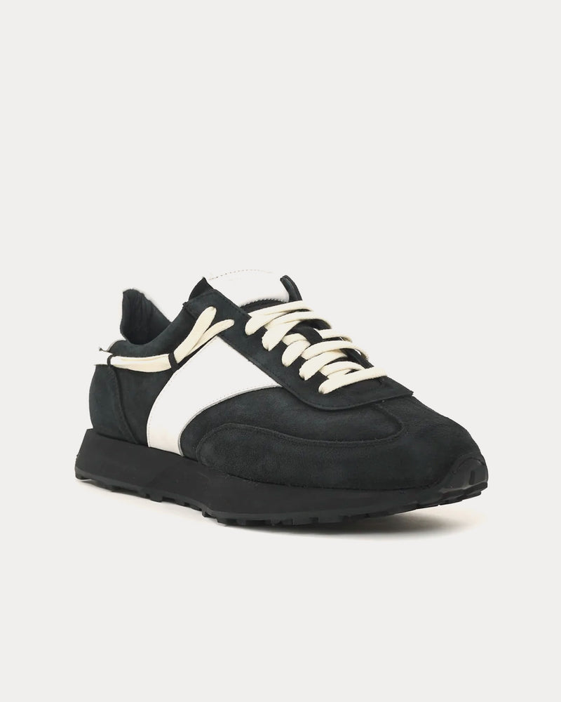 Rhude Runner Black / White Low Top Sneakers - 2