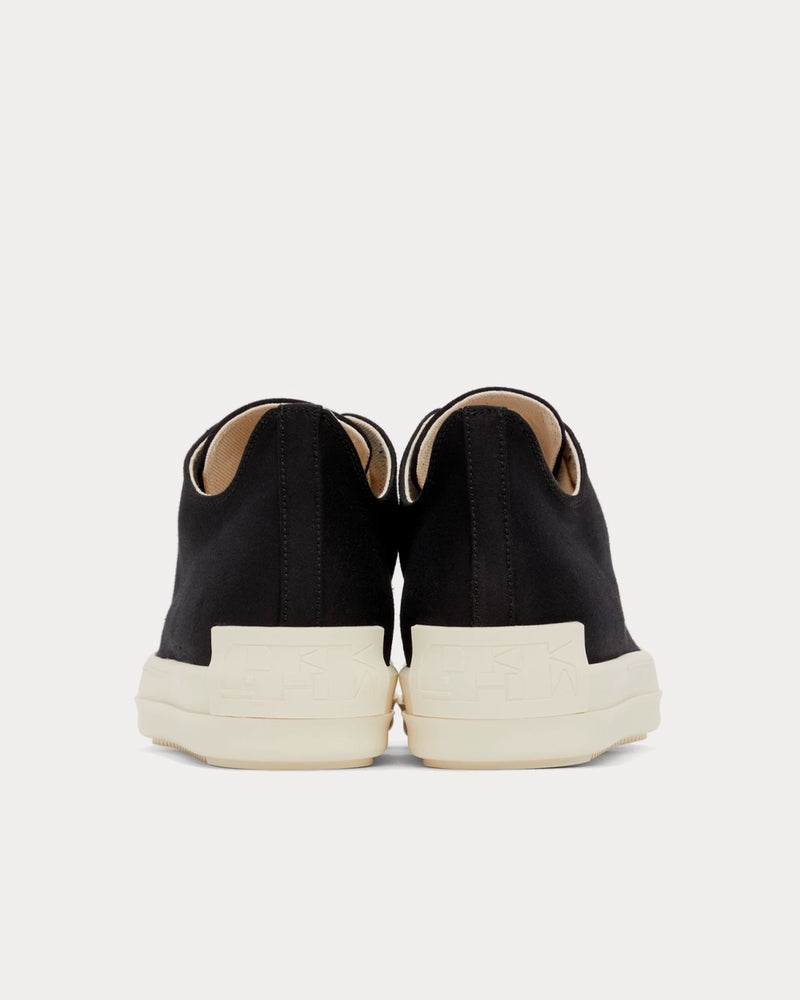 Rick Owens DRKSHDW Doeskin Black / Milk Low Top Sneakers - 3