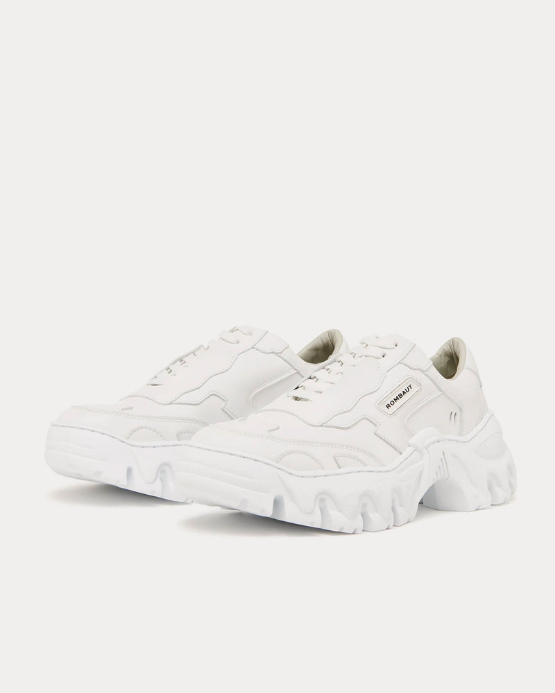 Rombaut Boccaccio II Future Leather White Low Top Sneakers - 2