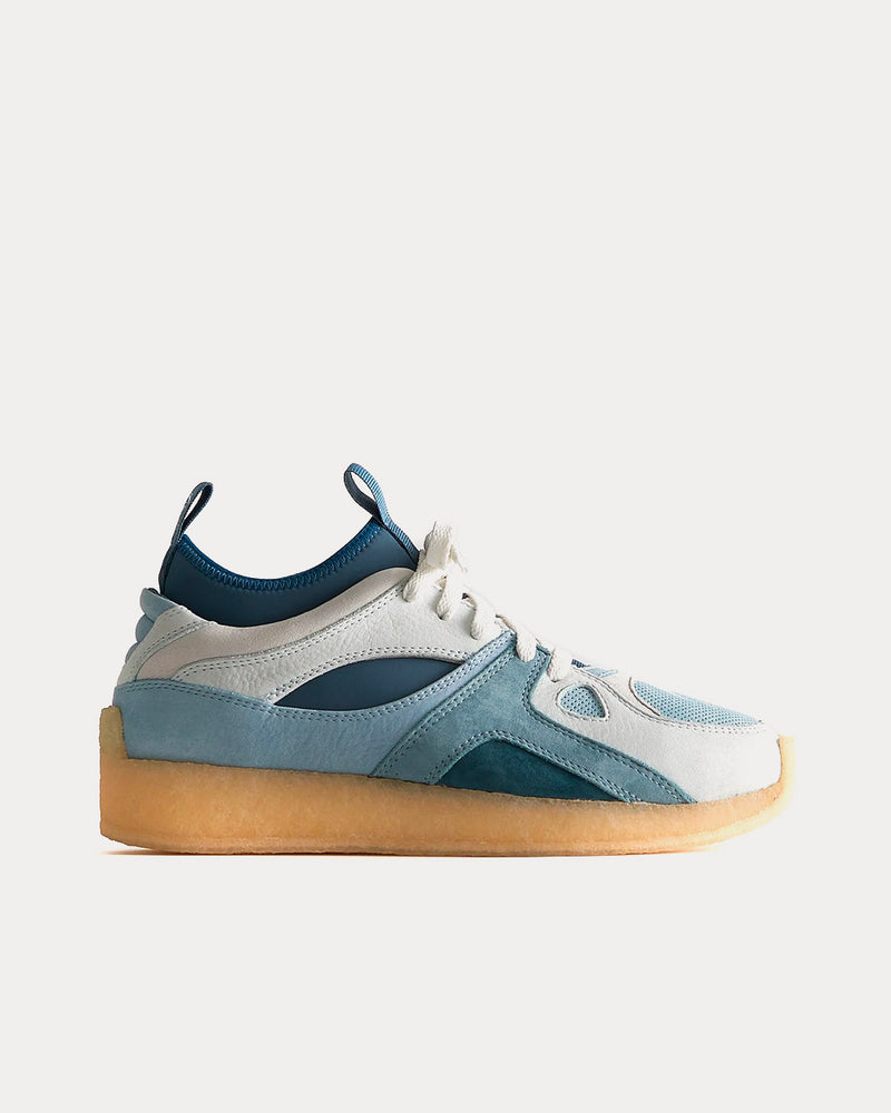 Clarks x Kith Breacon Blue Combi Mid Top Sneakers - 1