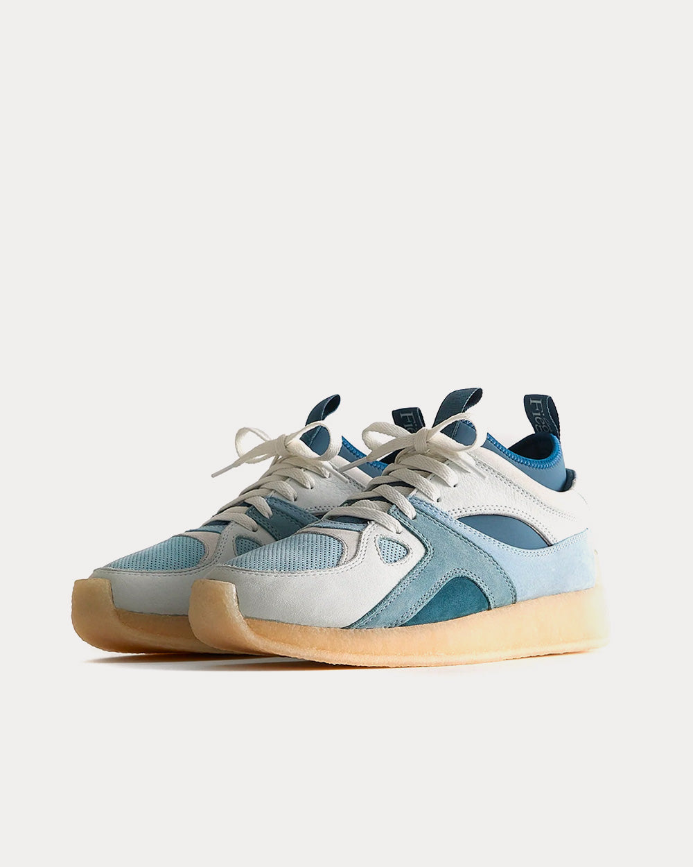 Clarks x Kith Breacon Blue Combi Mid Top Sneakers - 3