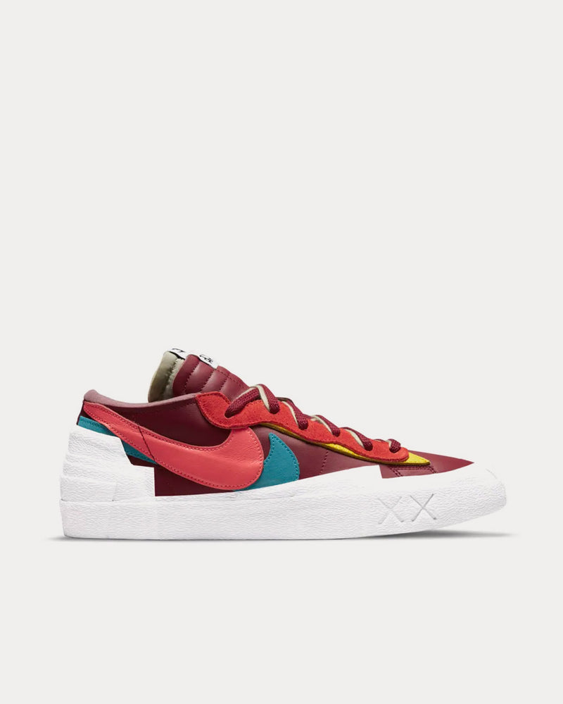 Nike x sacai x KAWS Blazer Low Team Red Low Top Sneakers - 1