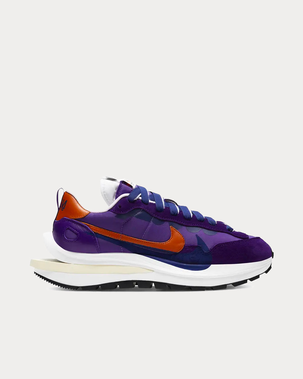 Nike x sacai VaporWaffle Dark Iris / Campire Orange Low Top Sneakers - 1