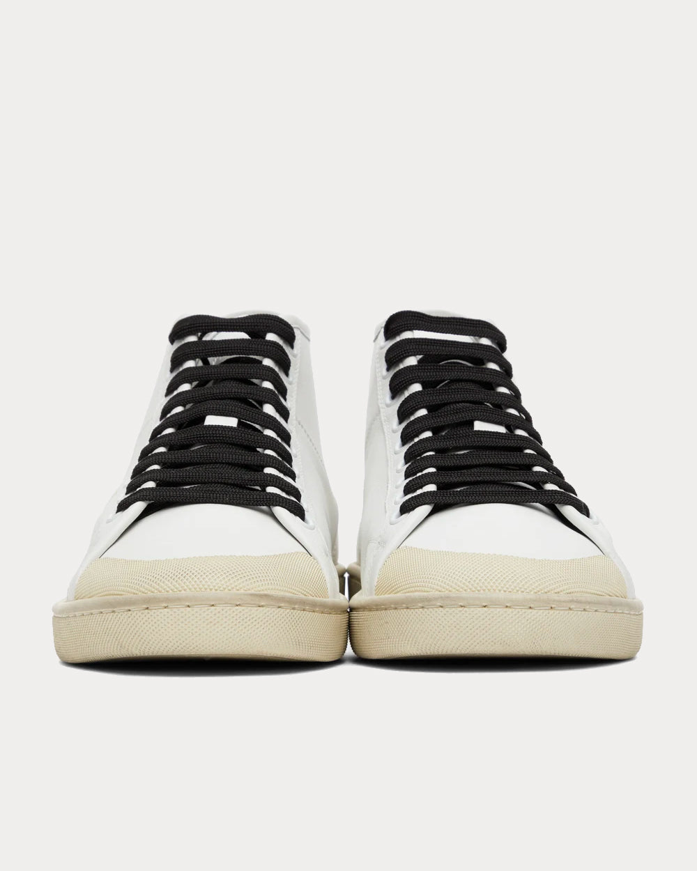 Saint Laurent Court Classic SL/39 White Mid Top Sneakers - 3