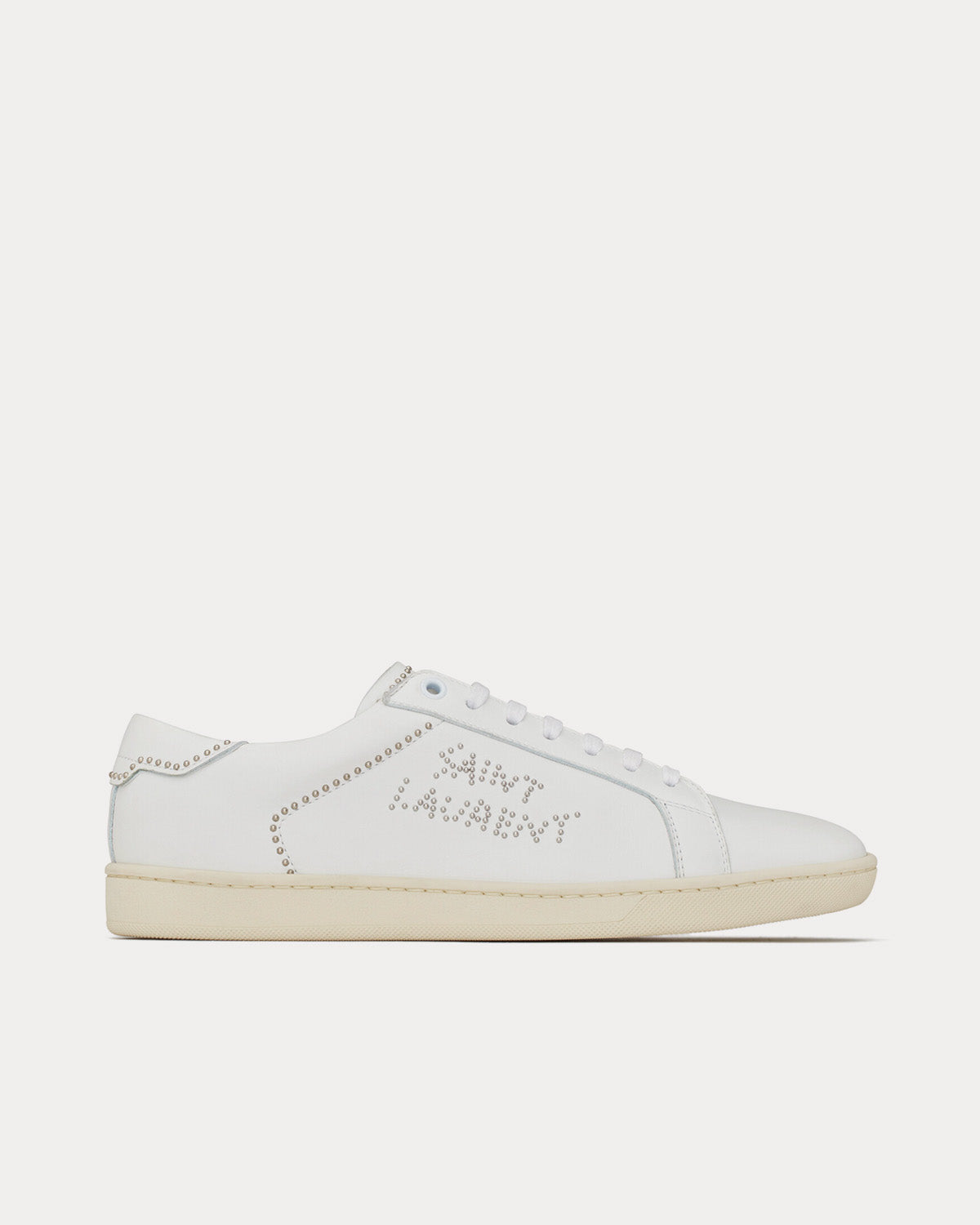 Saint Laurent SL/08 Smooth leather Blanc Optique Low Top Sneakers - 1