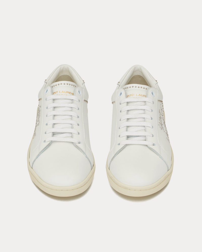 Saint Laurent SL/08 Smooth leather Blanc Optique Low Top Sneakers - 2