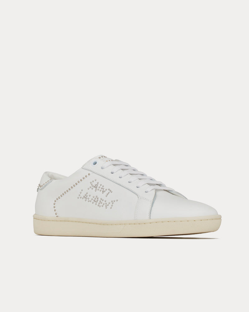 Saint Laurent SL/08 Smooth leather Blanc Optique Low Top Sneakers - 3