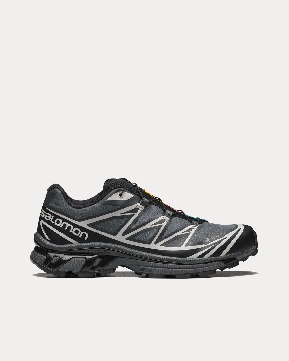 Salomon - XT-6 Gore-Tex Black / Ebony / Lunar Rock Low Top Sneakers