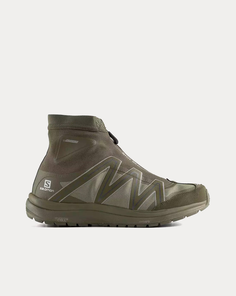 Salomon x And Wander x and Wander Odyssey CSWP Khaki High Top Sneakers - 1