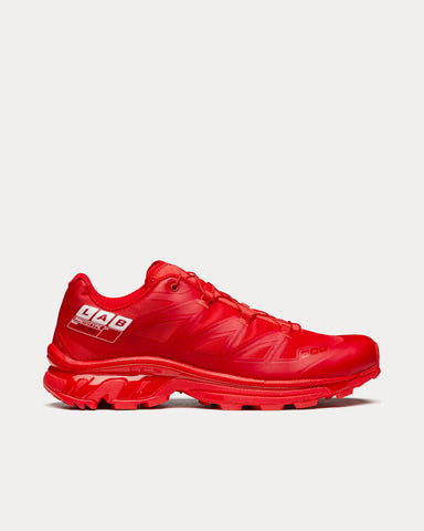 Salomon XT-6 10y Fiery Red / White / Goji Berry Low Top Sneakers