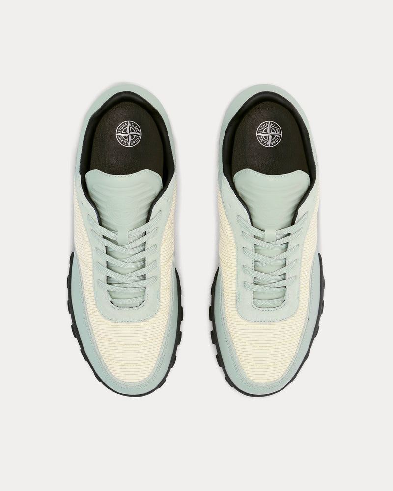 Stone Island S0202 Light Green Low Top Sneakers - 2