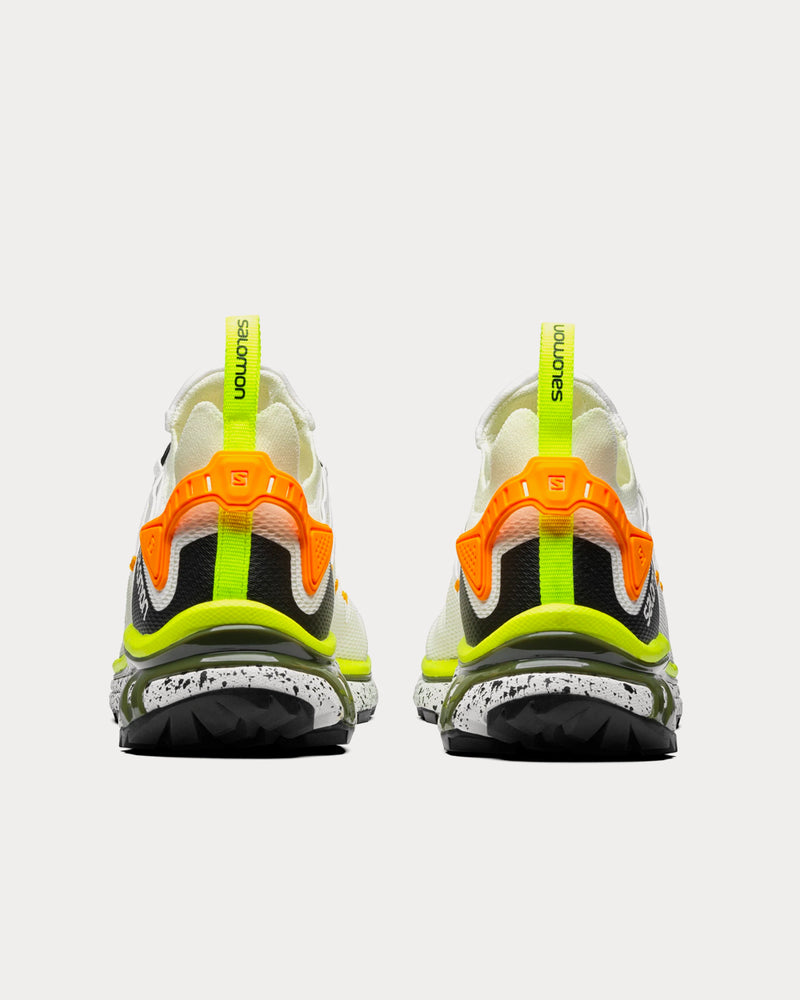 Salomon XT-Rush White / White / Safety Yellow Low Top Sneakers - 4