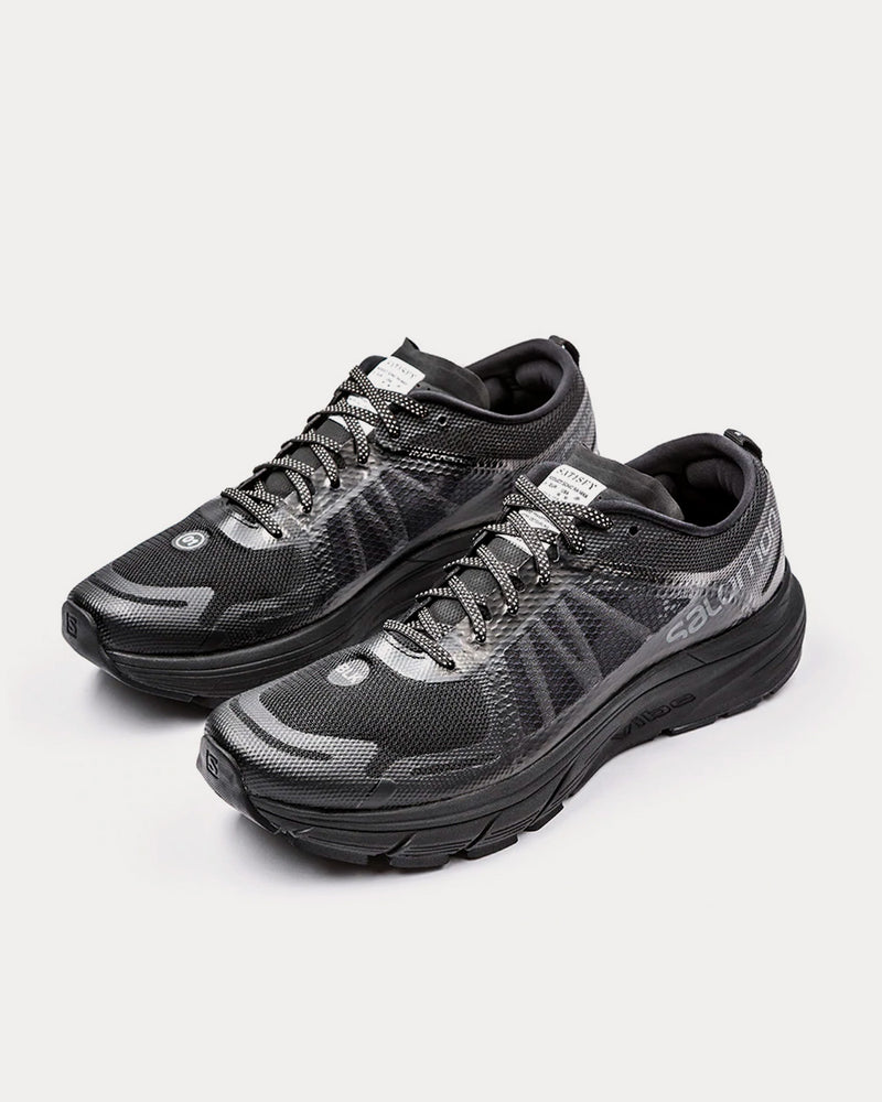 Salomon x Satisfy Sonic Ra Max Black Running Shoes - 3