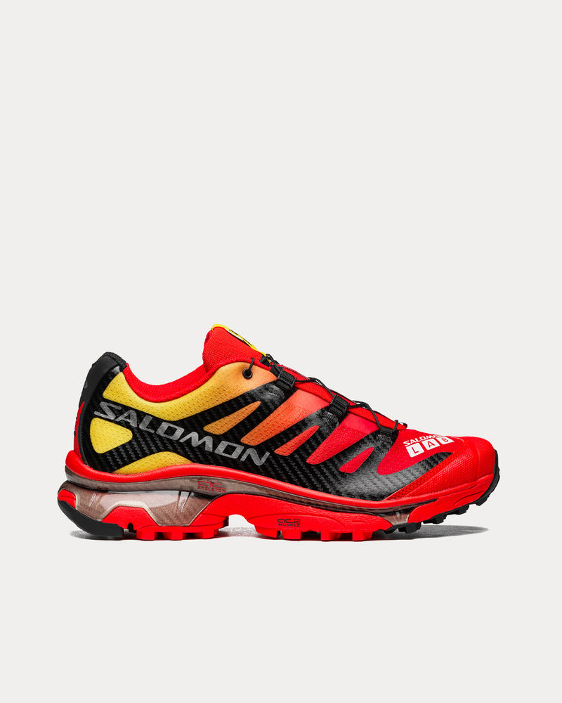 Salomon XT-4 OG Fiery Red / Black / Empire Yellow Low Top Sneakers - 1