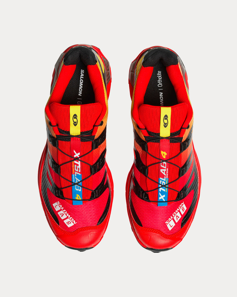 Salomon XT-4 OG Fiery Red / Black / Empire Yellow Low Top Sneakers - 2