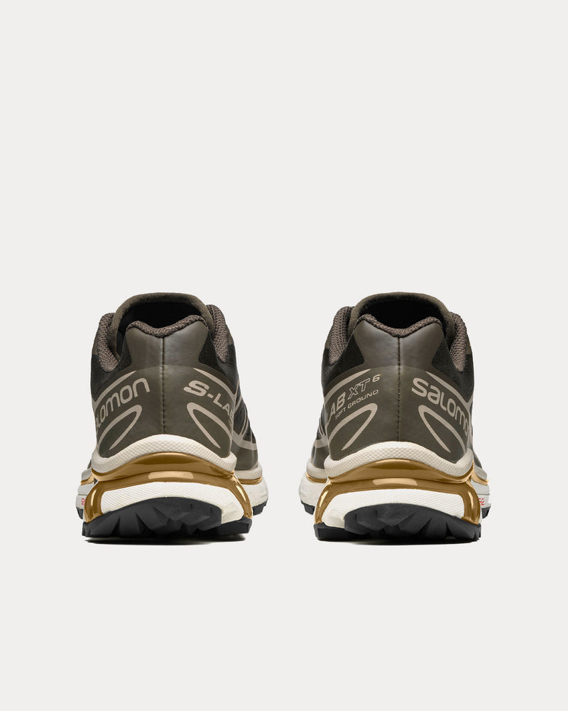 Salomon XT-6 Beluga / Pewter / Dull Gold Low Top Sneakers - 4