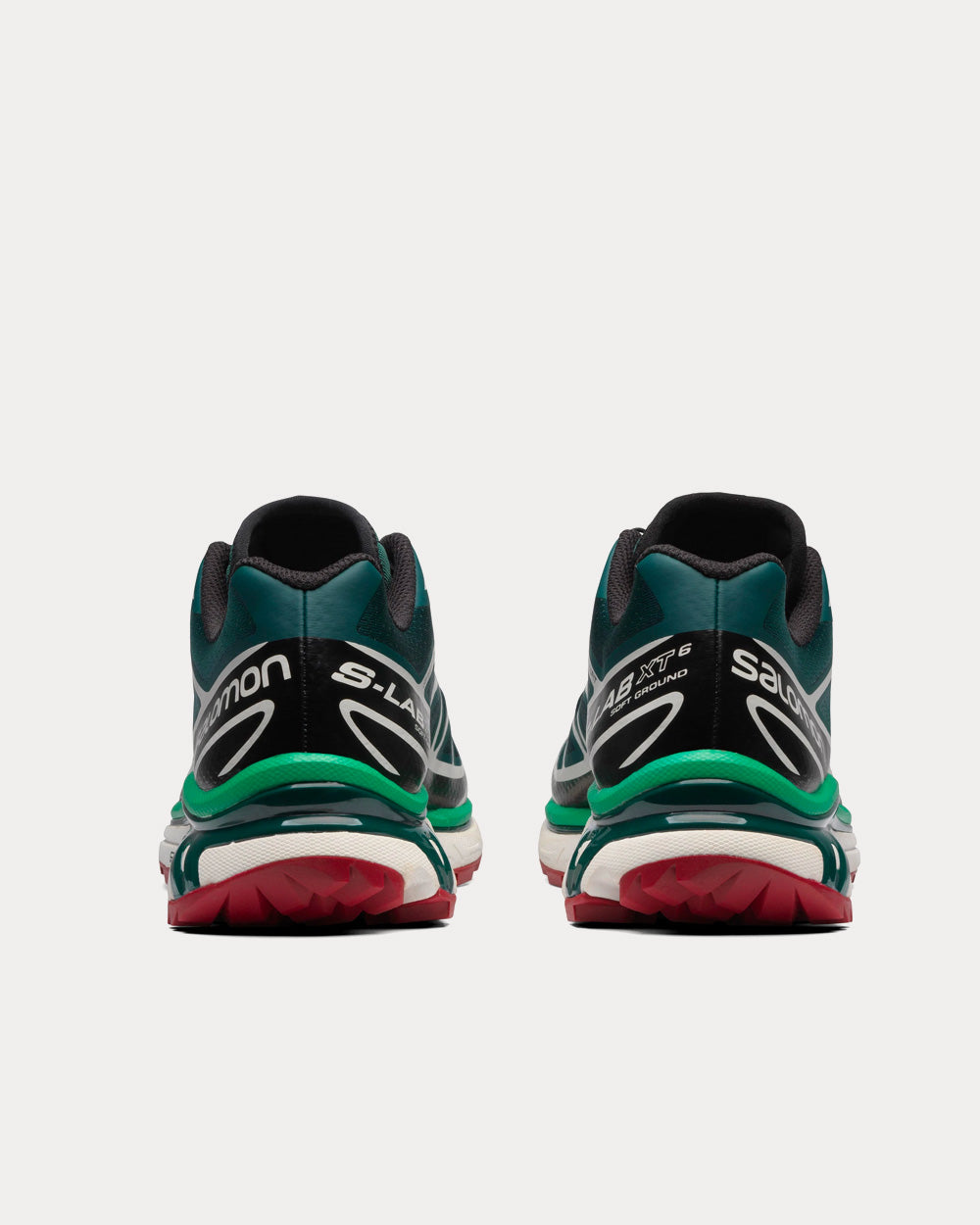 Salomon XT-6 Black / Deep Teal / Biking Red Low Top Sneakers - 4