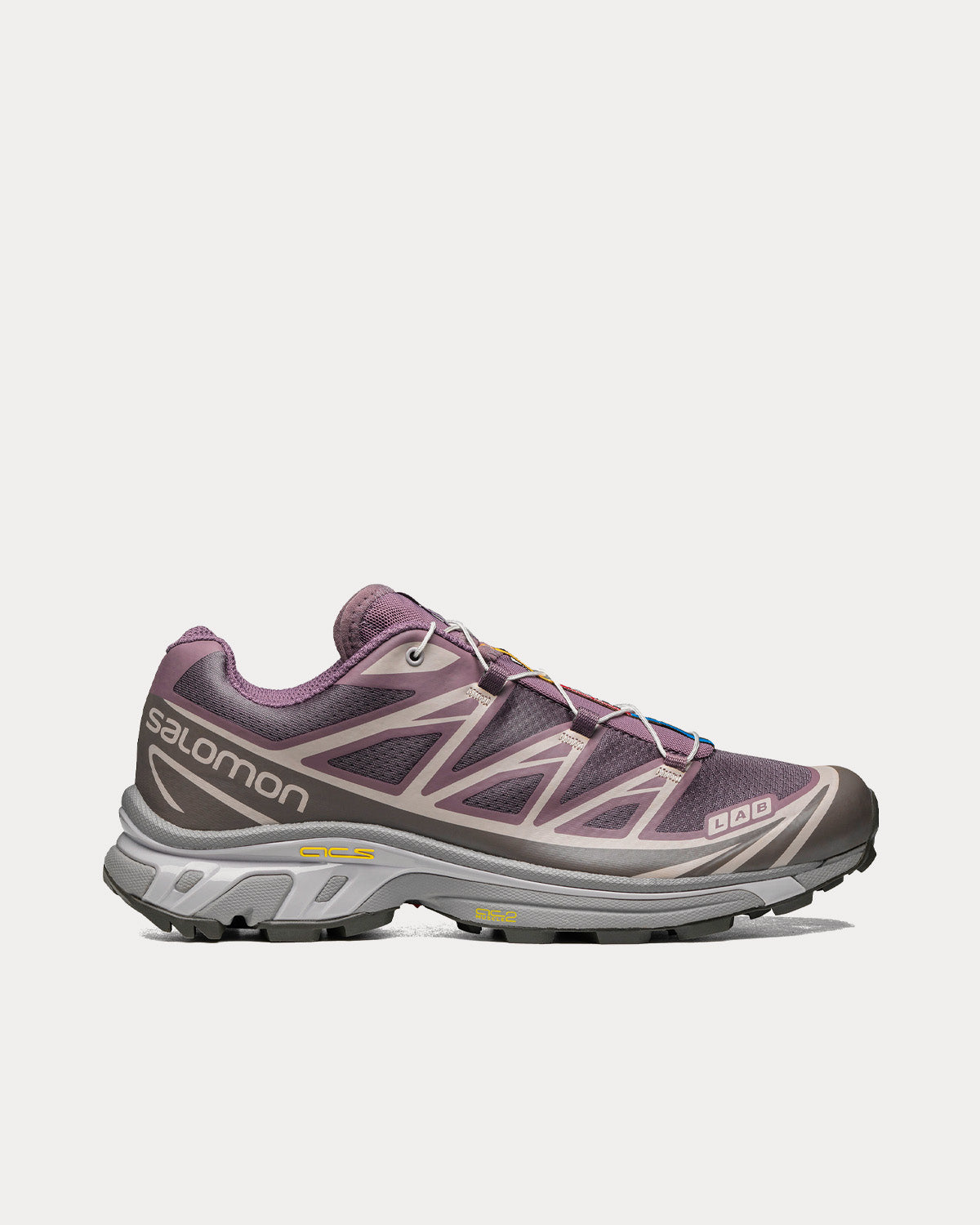 Salomon XT-6 Moonscape / Plum Kitten / Gull Low Top Sneakers - 1