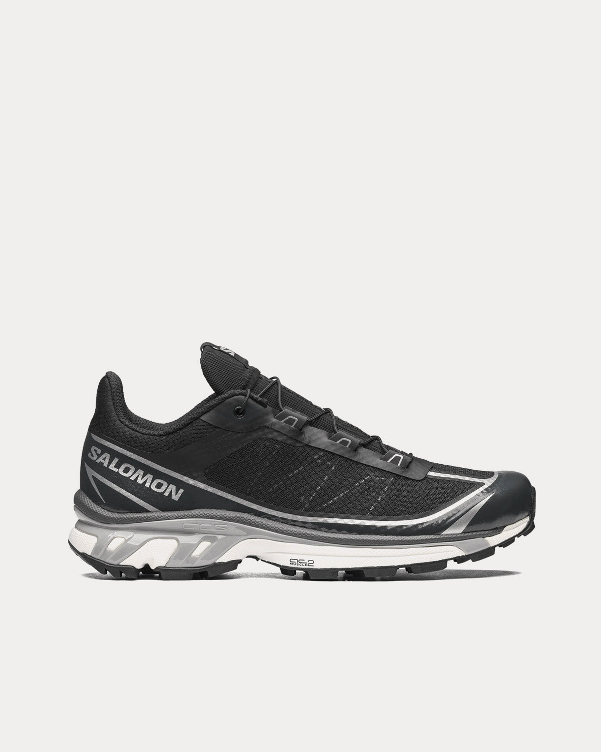 XT-6 FT Black / Ebony / Silver Metallic X Low Top Sneakers