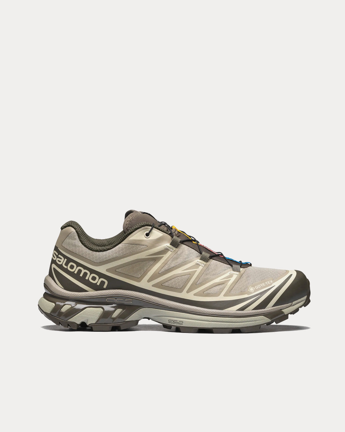 Salomon - XT-6 Gore-Tex Vintage Khaki / Major Brown / Turtledove Low Top Sneakers