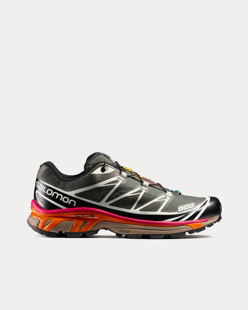 Salomon XT-6 Recut Beluga / Black / Russet Orange Low Top Sneakers - 1