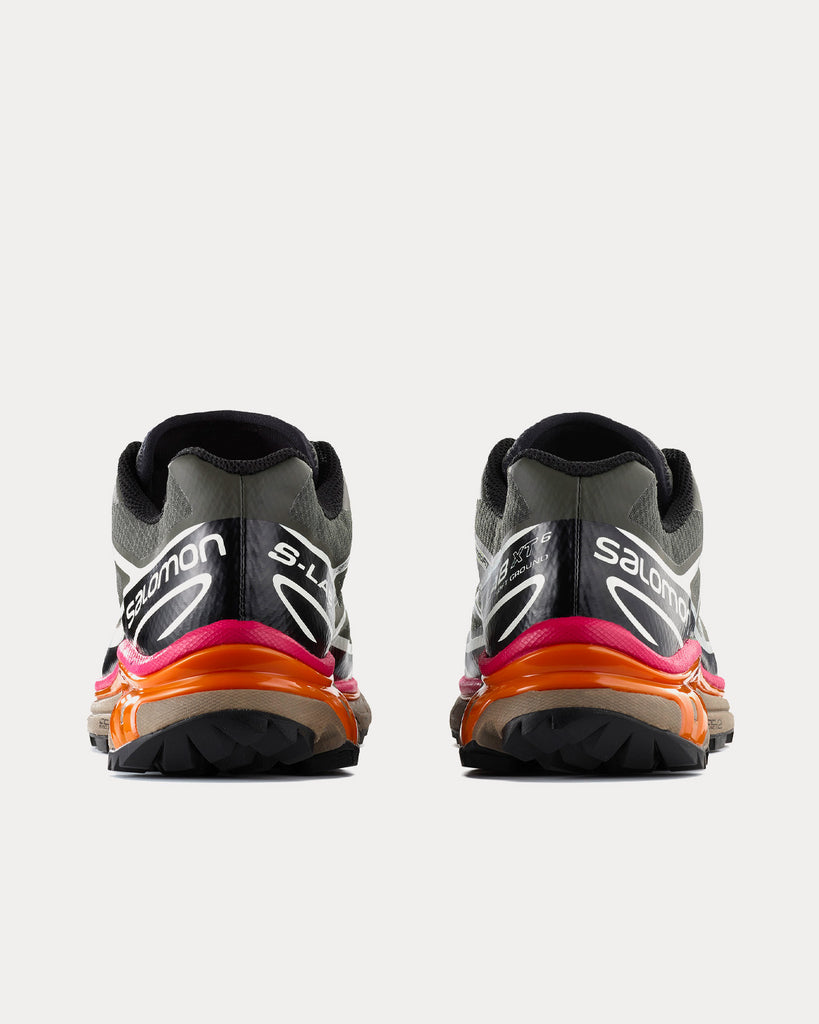 Salomon XT-6 Recut Beluga / Black / Russet Orange Low Top Sneakers