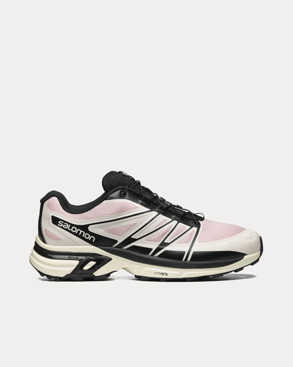 Salomon XT-Wings 2 Cradle Pink / Vanilla Ice / Black Low Top Sneakers - 1