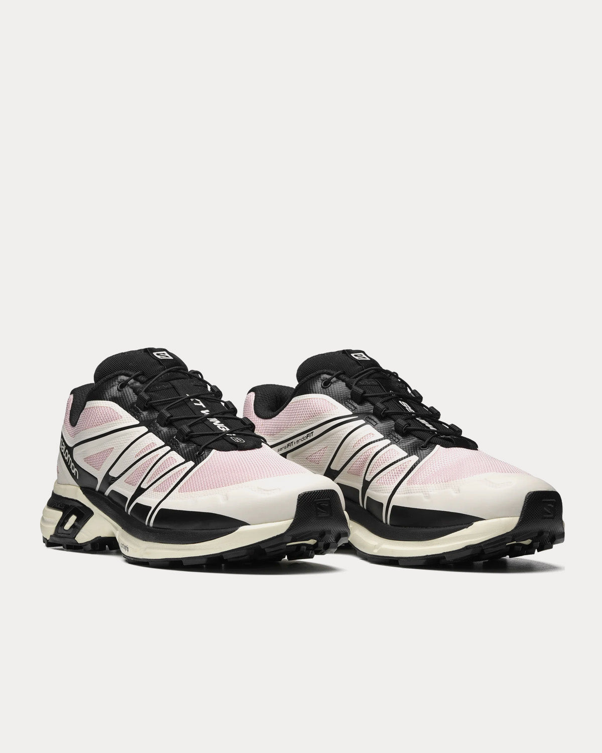 Salomon XT-Wings 2 Cradle Pink / Vanilla Ice / Black Low Top Sneakers - 3