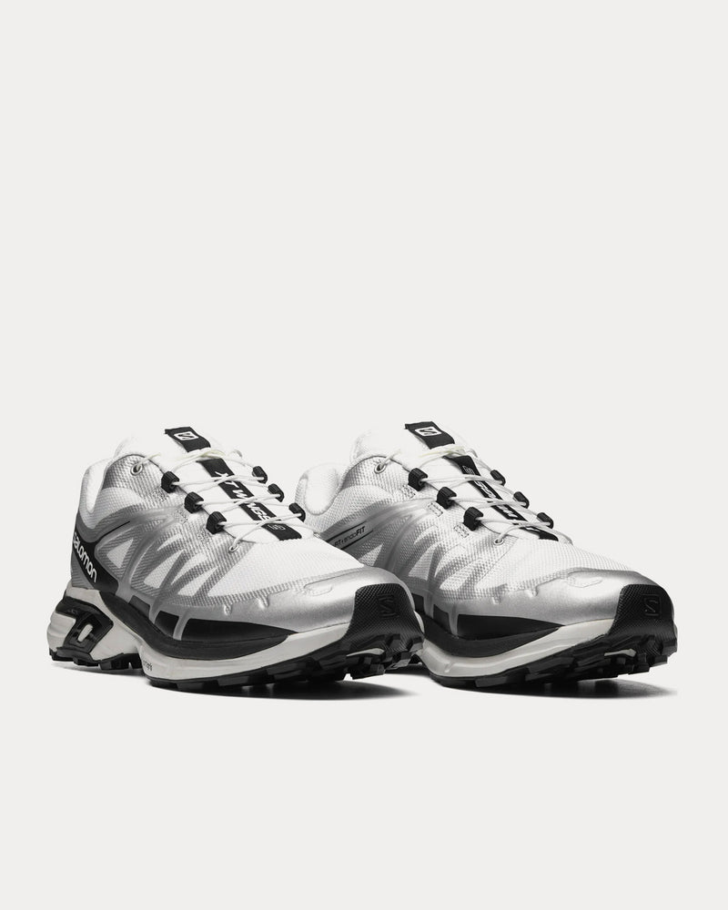 Salomon XT-Wings 2 White / Silver Metallic X / Black Low Top Sneakers - 3