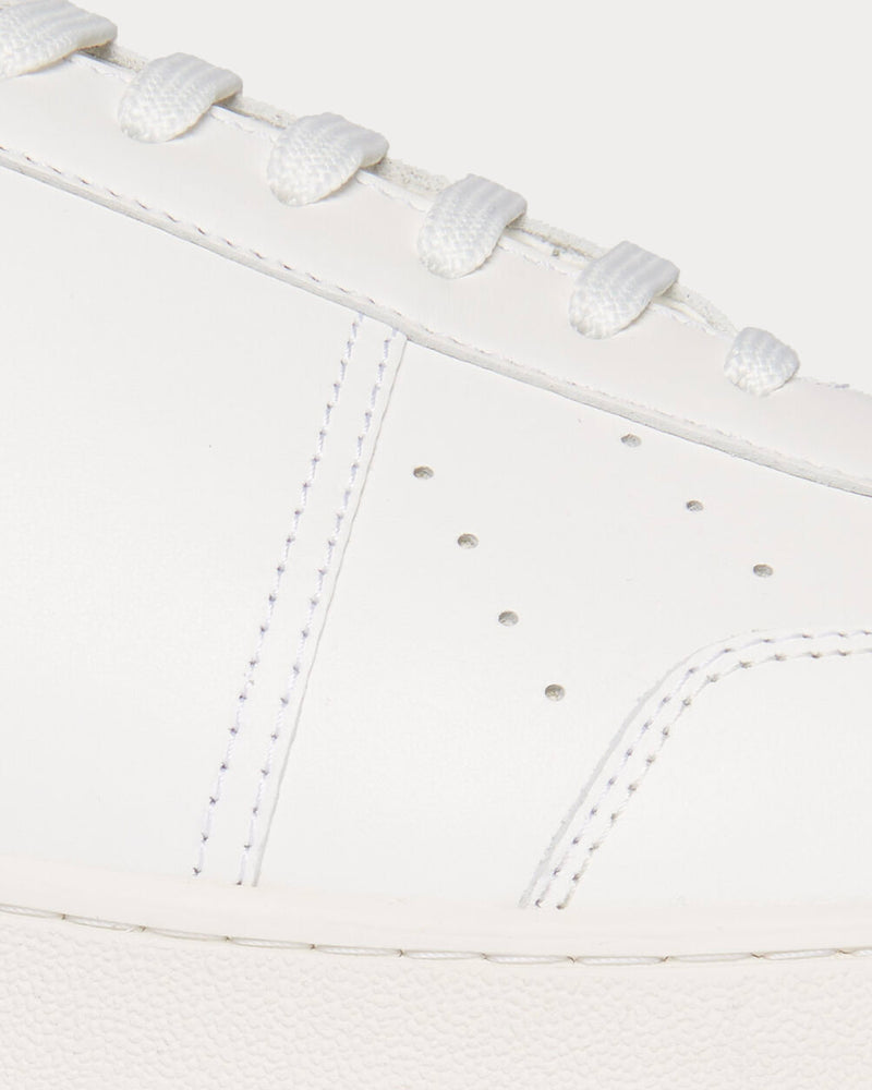 Sandro Leather White Low Top Sneakers - 4