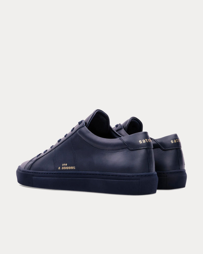 Satoshi Studio Satoshi_one Dark Blue Low Top Sneakers - 4